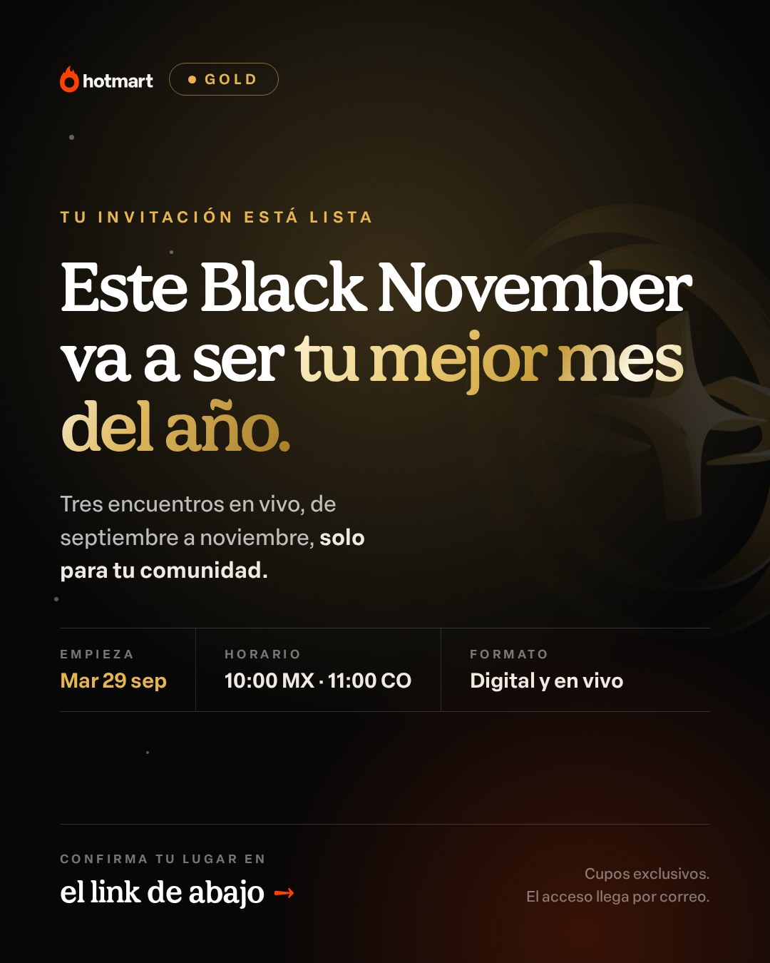 Pieza de invitación